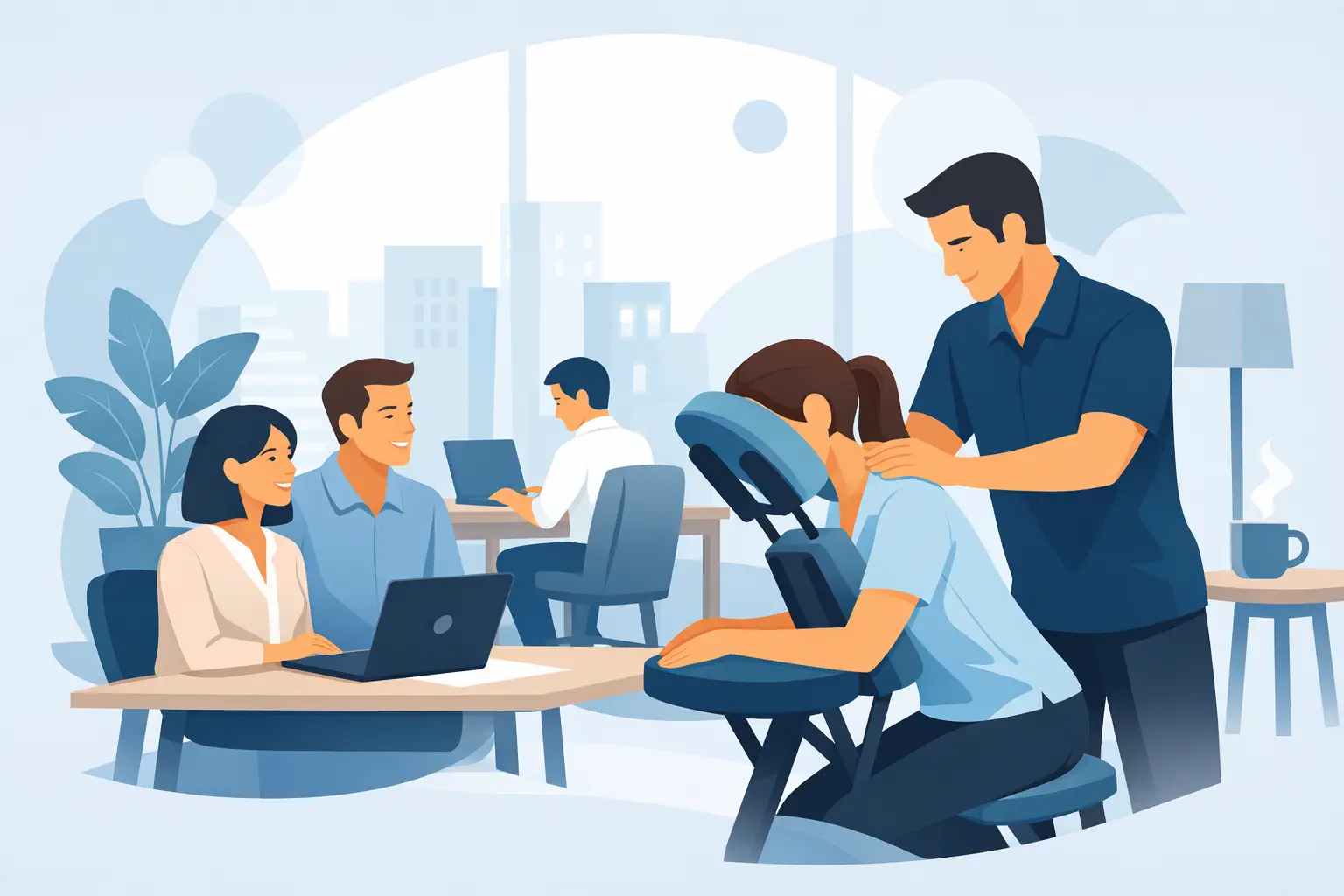 Office Chair Massage Benefits for Teams