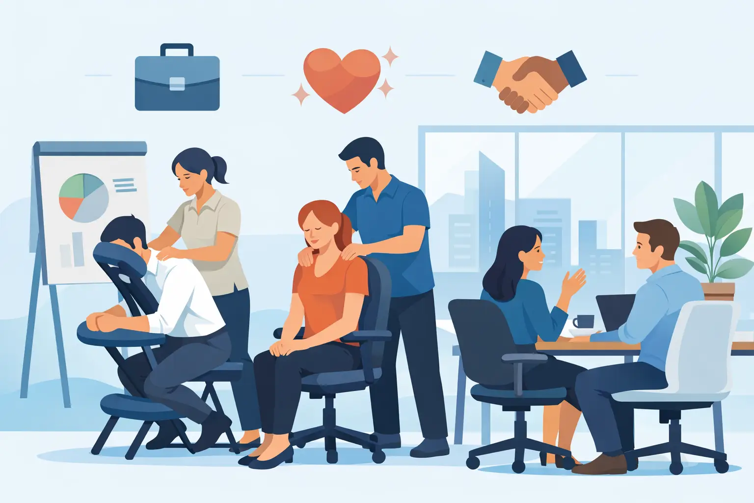 How Workplace Massage Programmes Work for Teams