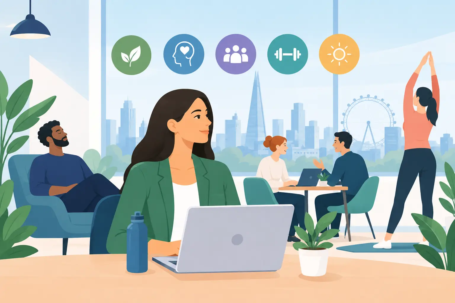 Future Workplace Wellbeing Trends for UK Employers