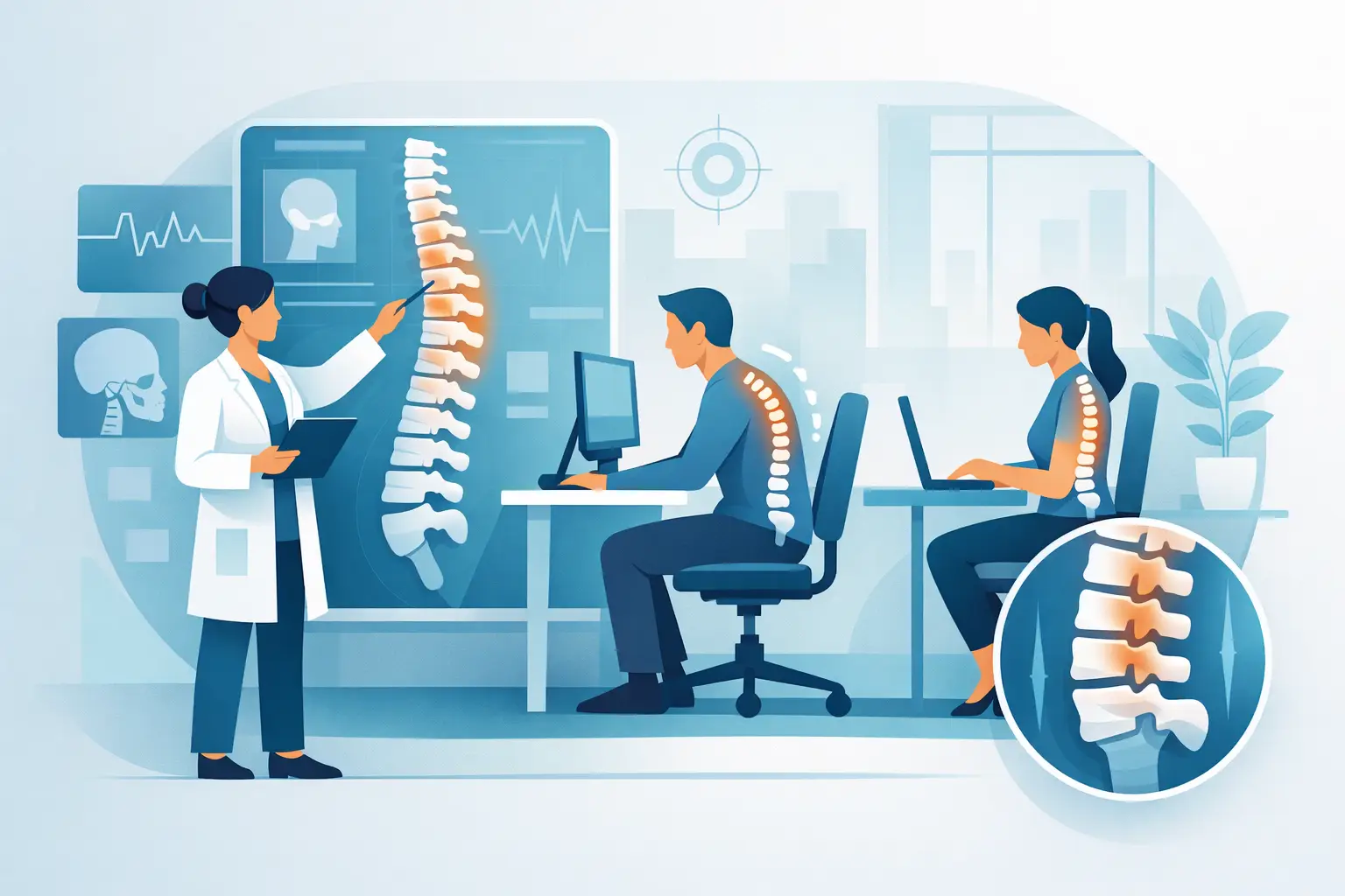 Spinal Analysis for Employees in Modern Offices