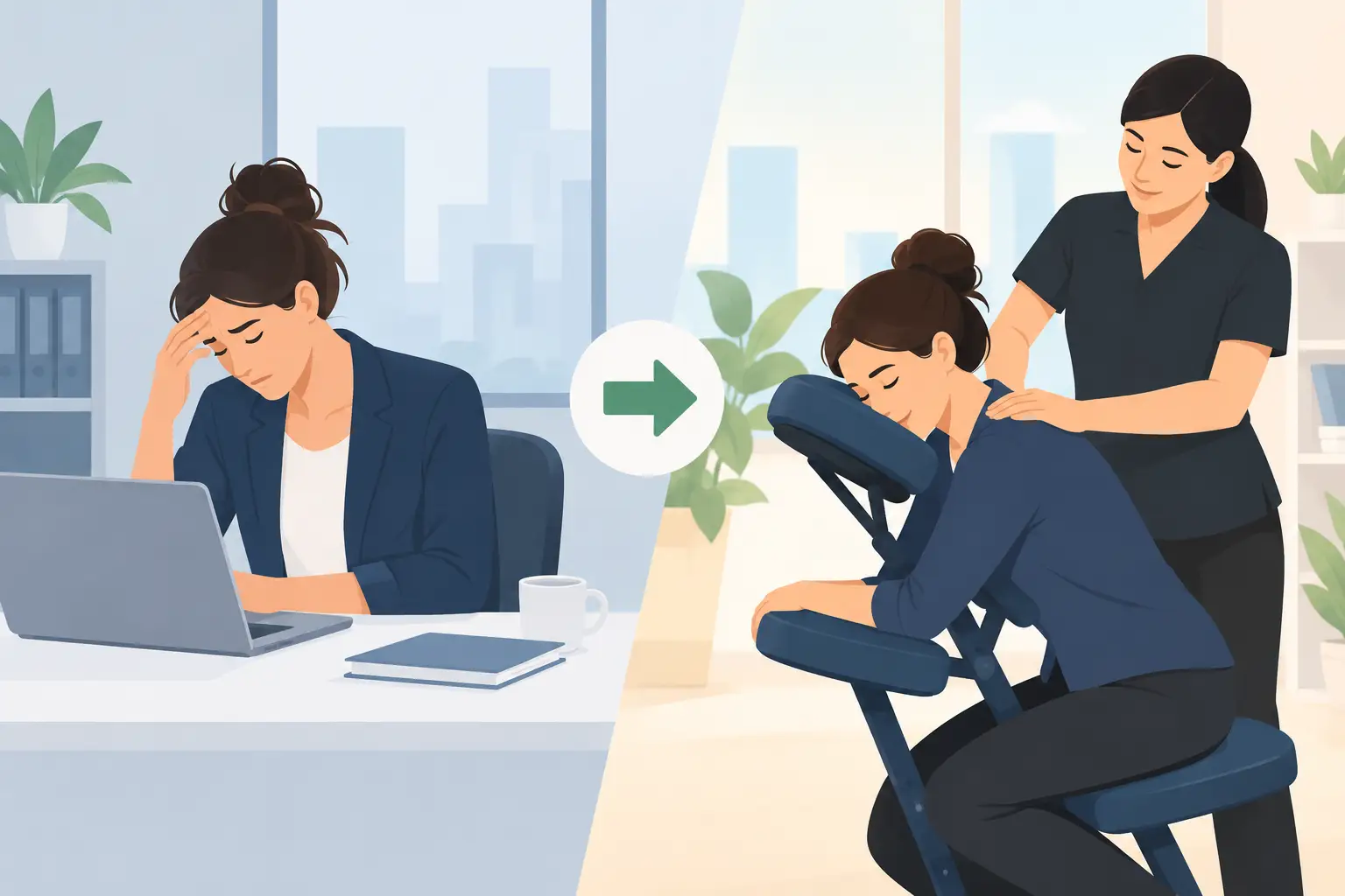Workplace Massage Case Study: What Changed?